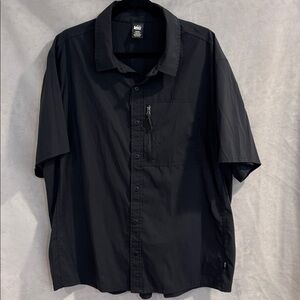 REI Co-op Black Trailmade Button-Up Shirt